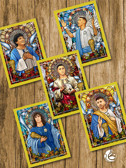 ESTAMPITAS ADHESIVAS HOLOGRAFICAS O DORADAS