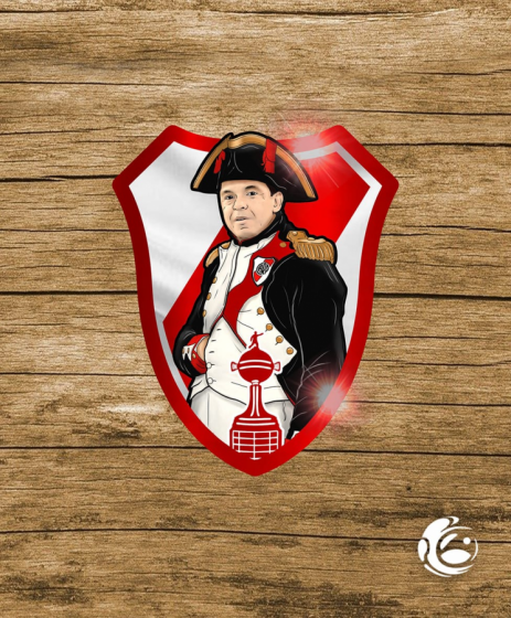 GALLARDO NAPOLEÓN O ESCUDO MILLONARIO ADHESIVO