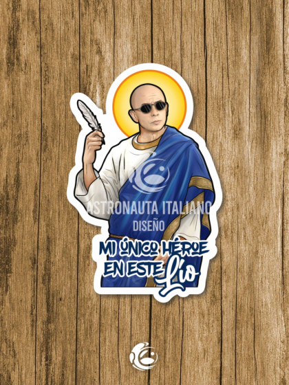 ESTAMPITAS EN VINILO BLANCO ADHESIVO