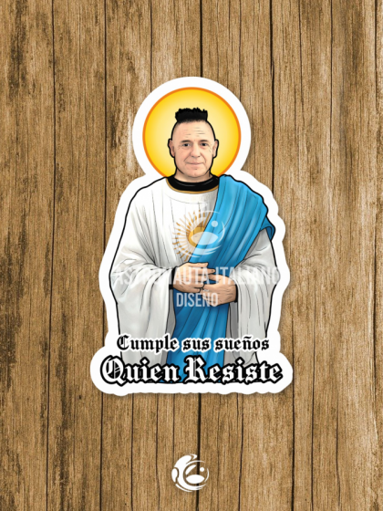 ESTAMPITAS EN VINILO BLANCO ADHESIVO