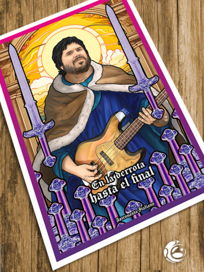 POSTER ESTAMPITA MUSICOS
