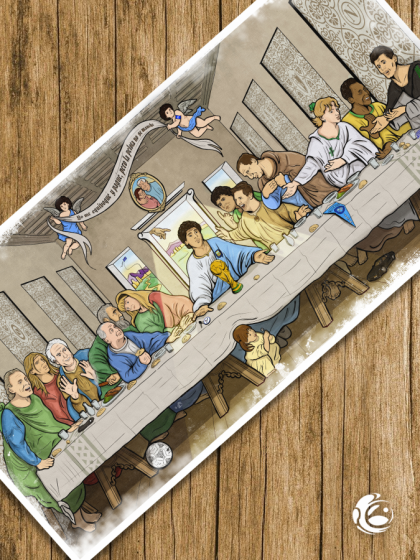 Poster Última Cena de D10S