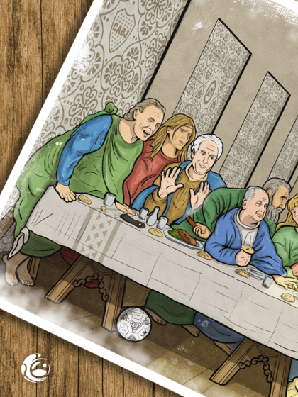 Poster Última Cena de D10S