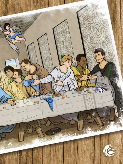 Poster Última Cena de D10S