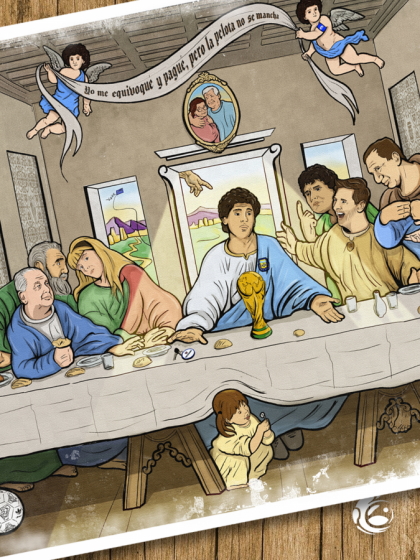 Poster Última Cena de D10S